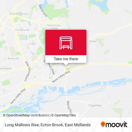 Long Mallows Rise, Ecton Brook map