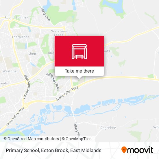 Primary School, Ecton Brook map