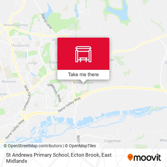 St Andrews Primary School, Ecton Brook map