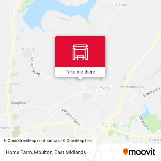 Home Farm, Moulton map