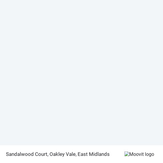 Sandalwood Court, Oakley Vale map