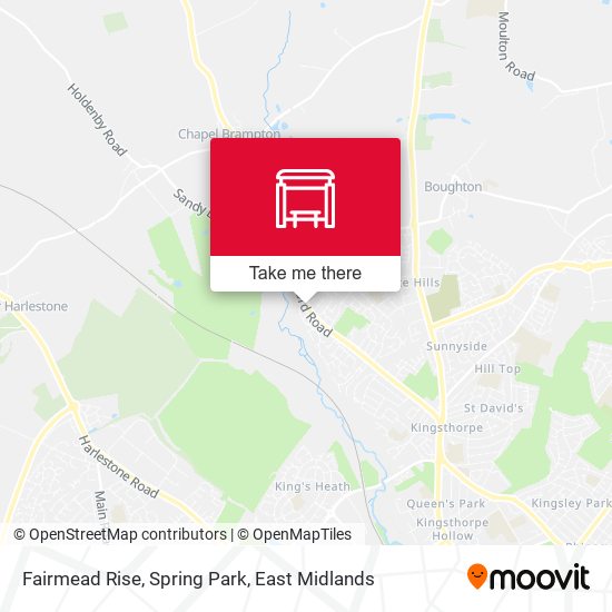Fairmead Rise, Spring Park map
