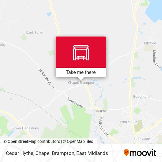 Cedar Hythe, Chapel Brampton map