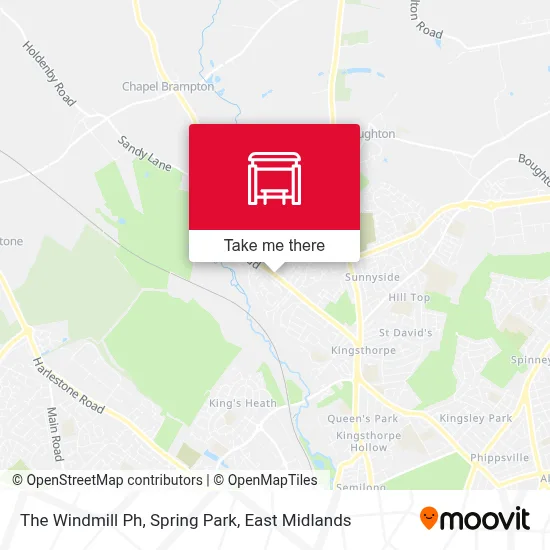 The Windmill Ph, Spring Park map