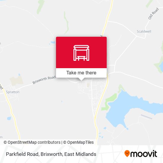 Parkfield Road, Brixworth map
