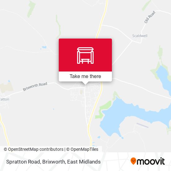 Spratton Road, Brixworth map