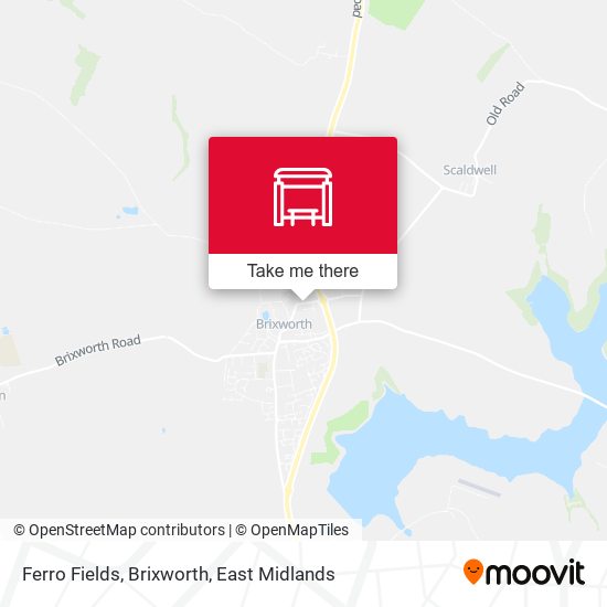 Ferro Fields, Brixworth map