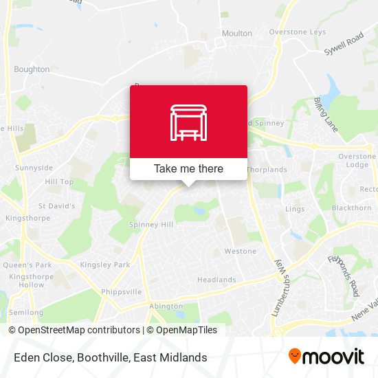 Eden Close, Boothville map