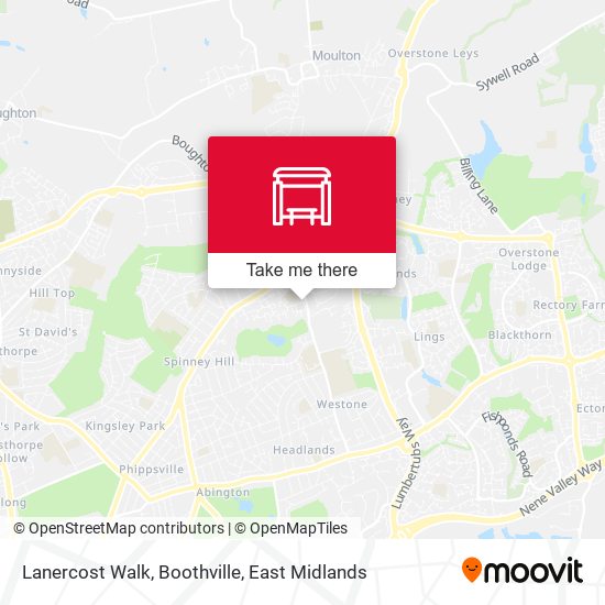 Lanercost Walk, Boothville map