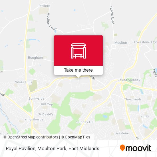 Royal Pavilion, Moulton Park map