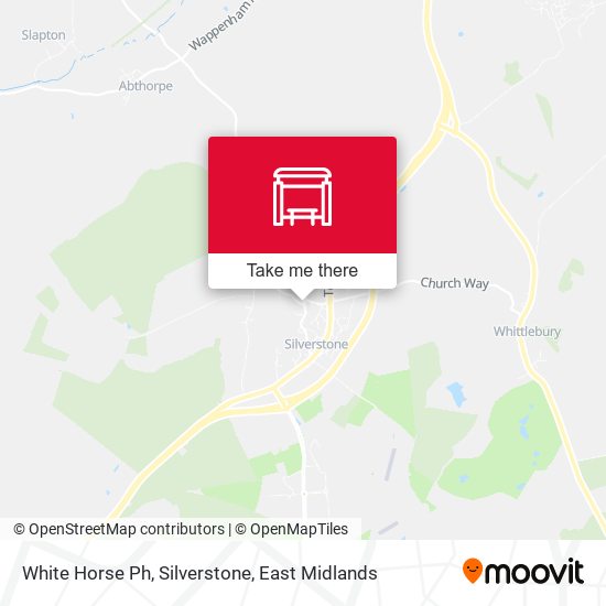 White Horse Ph, Silverstone map