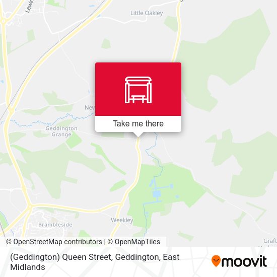 (Geddington) Queen Street, Geddington map