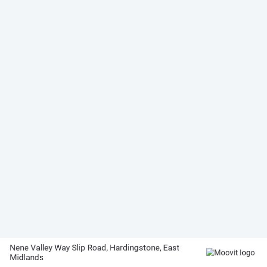 Nene Valley Way Slip Road, Hardingstone map