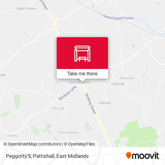 Peggotty'S, Pattishall map