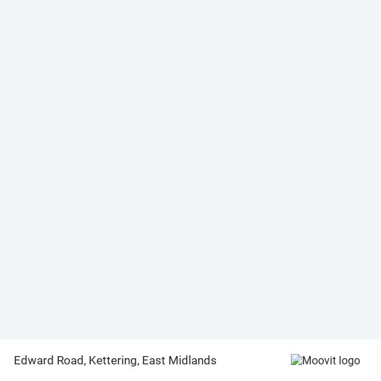 Edward Road, Kettering map