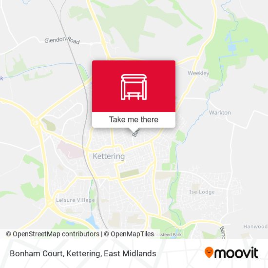 Bonham Court, Kettering map