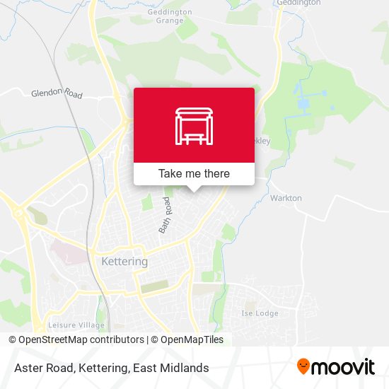 Aster Road, Kettering map