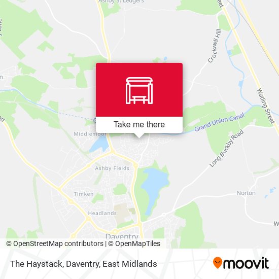 The Haystack, Daventry map