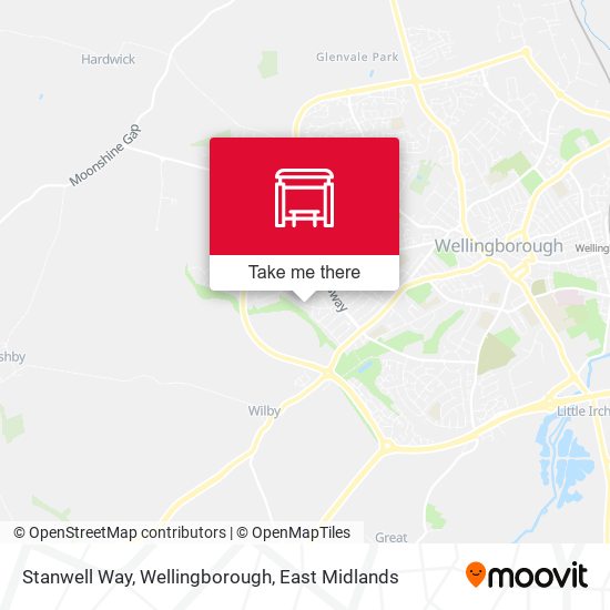 Stanwell Way, Wellingborough map
