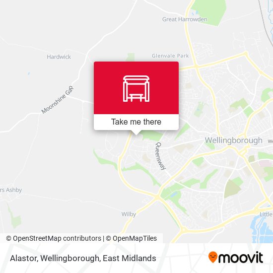 Alastor, Wellingborough map