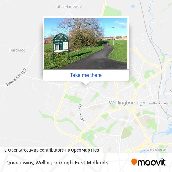 Queensway, Wellingborough map