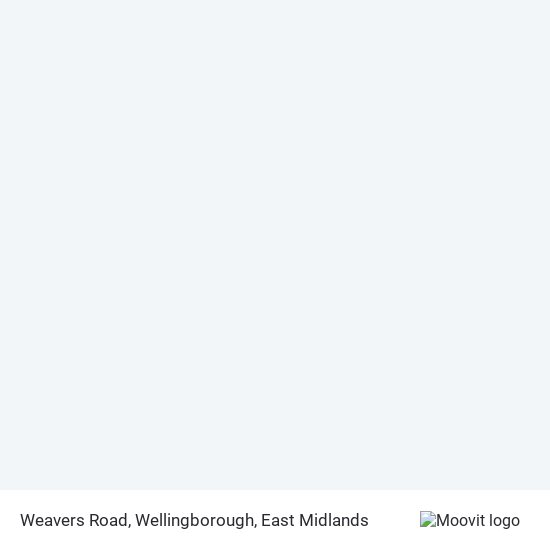 Weavers Road, Wellingborough map