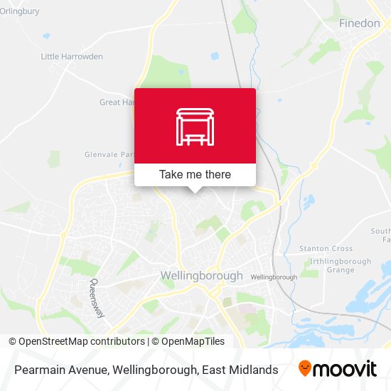Pearmain Avenue, Wellingborough map
