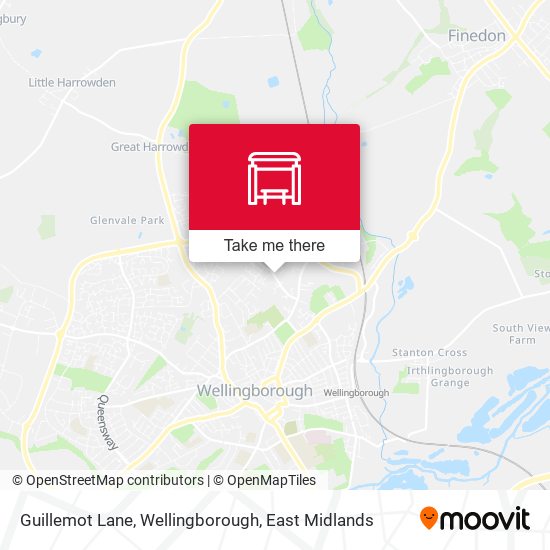 Guillemot Lane, Wellingborough map