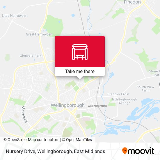 Nursery Drive, Wellingborough map