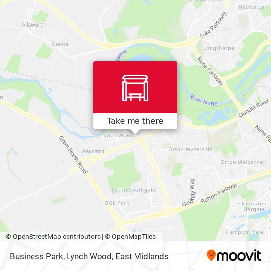 Business Park, Lynch Wood map