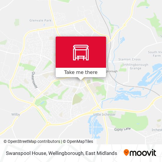 Swanspool House, Wellingborough map