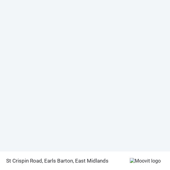 St Crispin Road, Earls Barton map