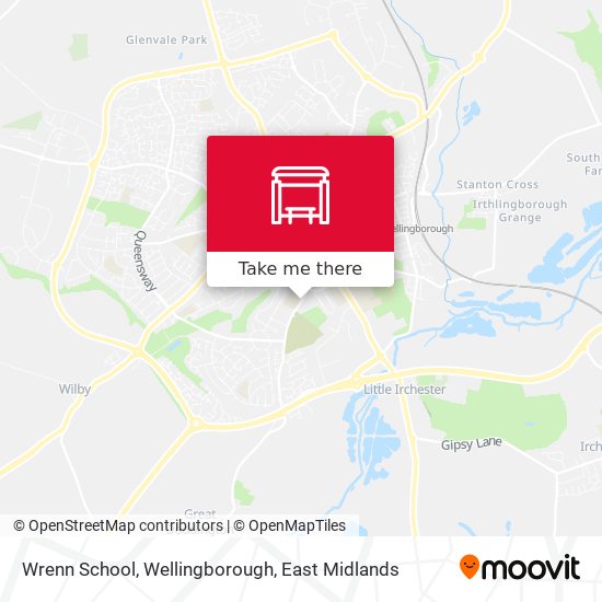 Wrenn School, Wellingborough map