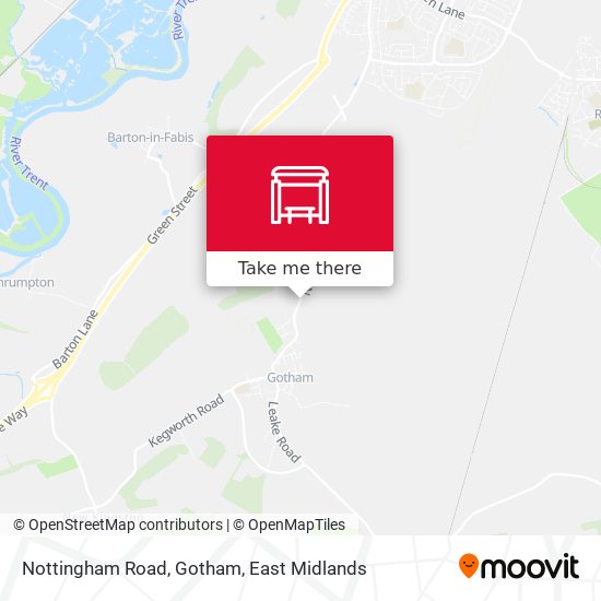 Nottingham Road, Gotham map