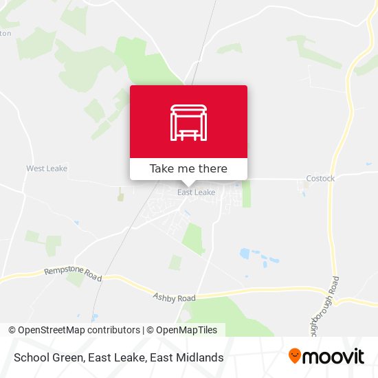 School Green, East Leake map