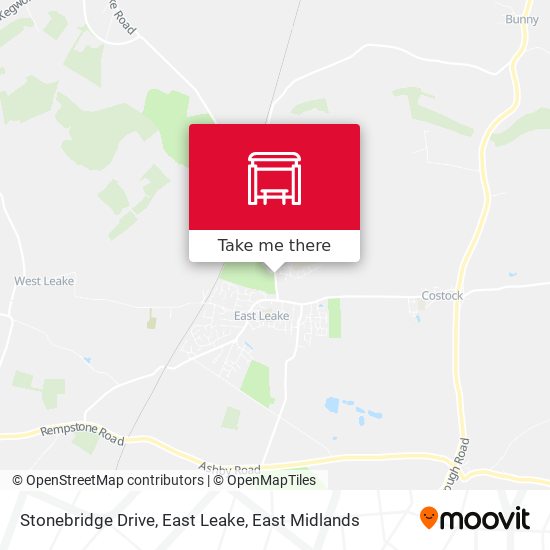 Stonebridge Drive, East Leake map
