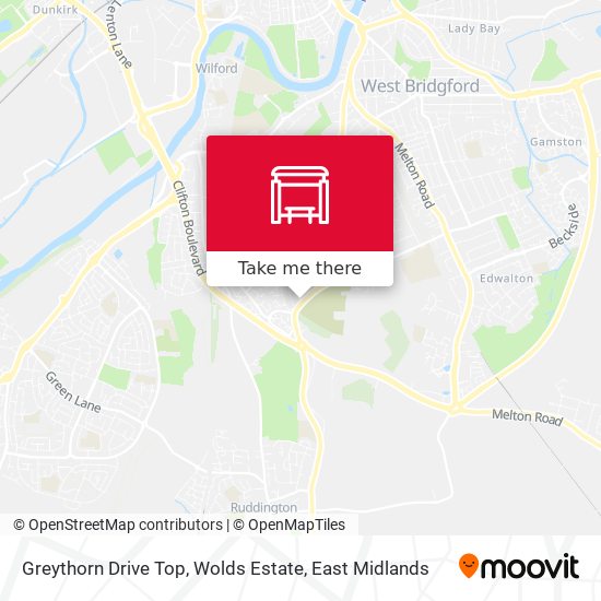 Greythorn Drive Top, Wolds Estate map