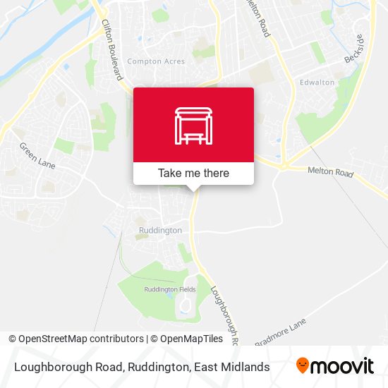 Loughborough Road, Ruddington map