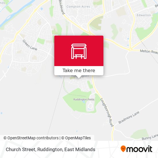 Church Street, Ruddington map