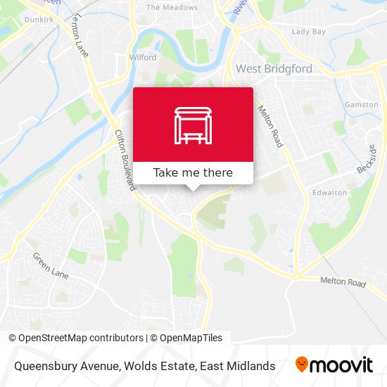 Queensbury Avenue, Wolds Estate map