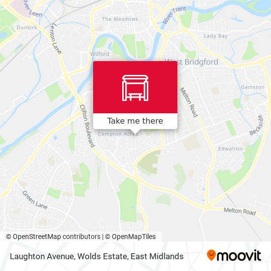 Laughton Avenue, Wolds Estate map