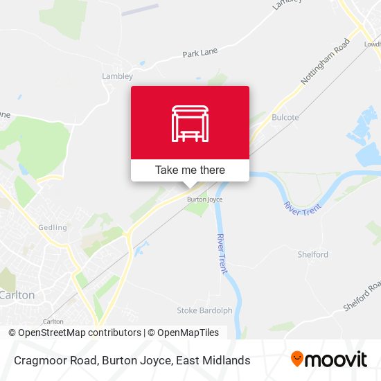 Cragmoor Road, Burton Joyce map