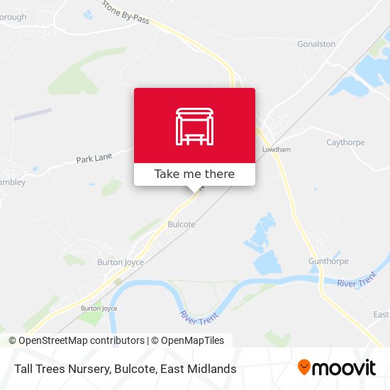 Tall Trees Nursery, Bulcote map