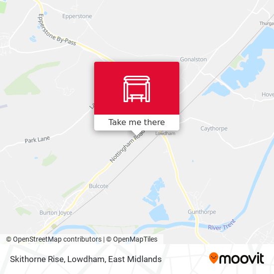 Skithorne Rise, Lowdham map