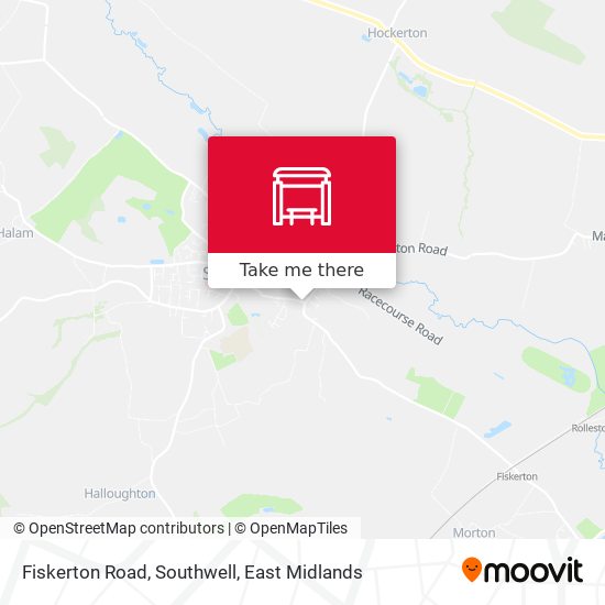 Fiskerton Road, Southwell map