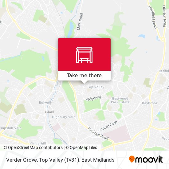 Verder Grove, Top Valley (Tv31) map