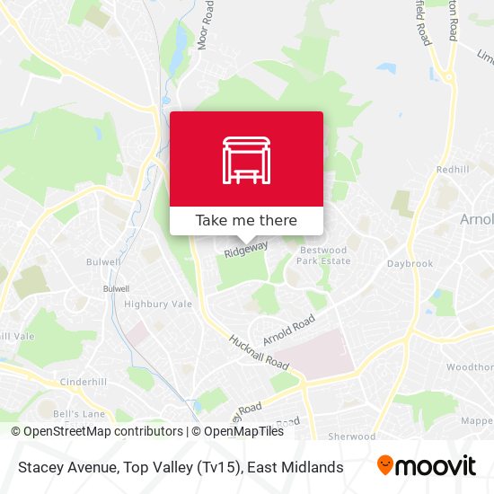 Stacey Avenue, Top Valley (Tv15) map