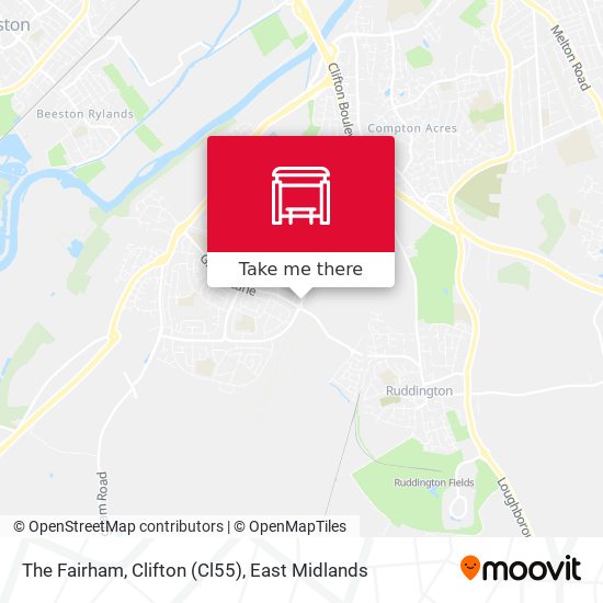 The Fairham, Clifton (Cl55) map