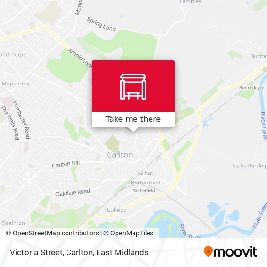 Victoria Street, Carlton map