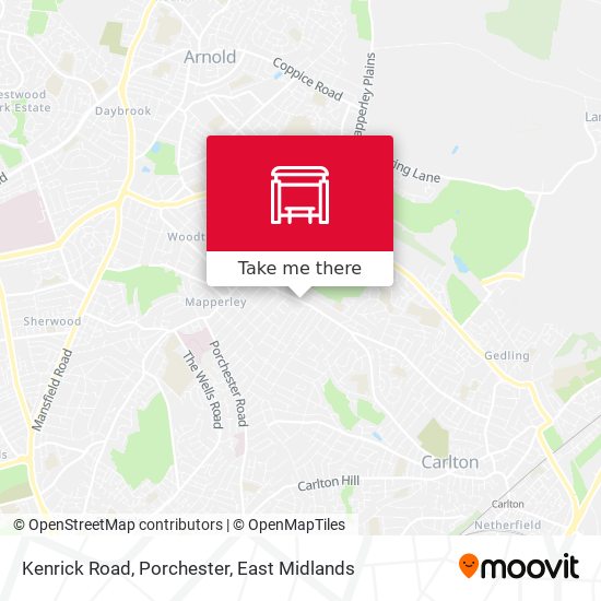 Kenrick Road, Porchester map